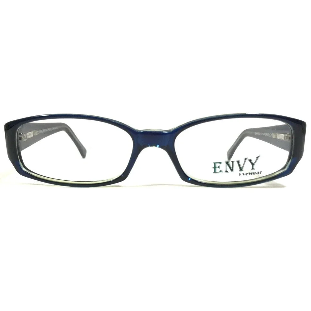 ENVY Eyeglasses Frames EE-KARINA PURPLE Clear Blue Green Rectangular 52-18-140